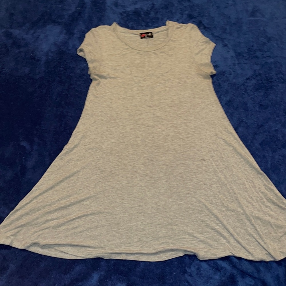 Gray T-shirt dress size xl